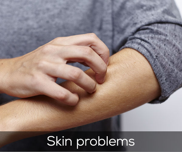 Troubles cutanés