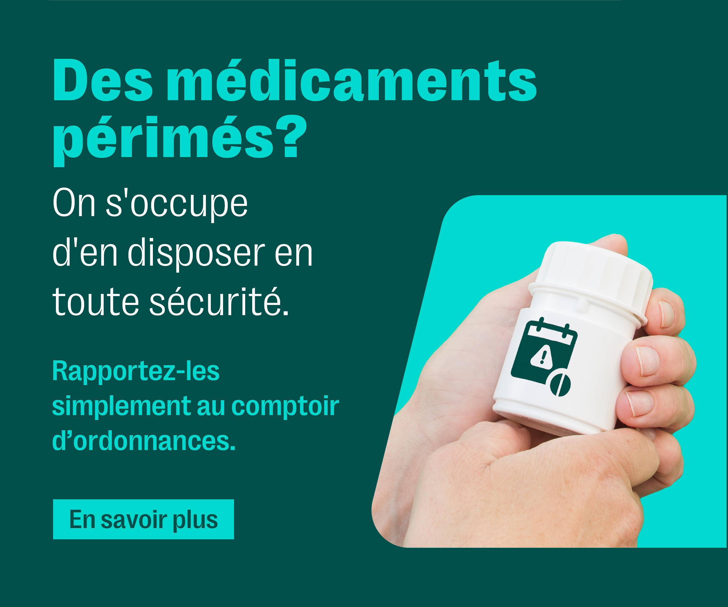 Médicaments périmés et seringues usagées ?