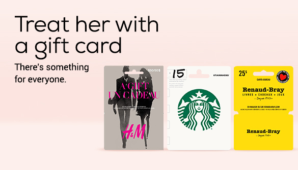 Treat her with a gift card