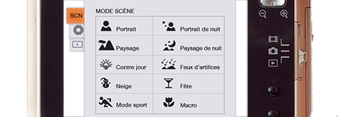 Modes automatiques scènes