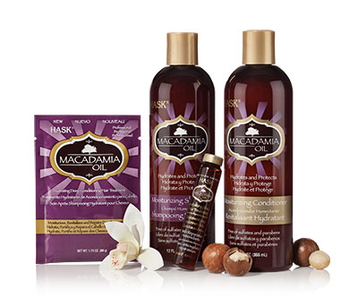 Hask - Collection de produits hydratants à l’huile de macadamia