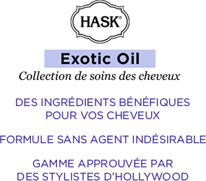 HASK - Exotic Oil Collection de soins des cheveux