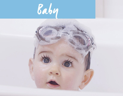 The delicate skin of the baby