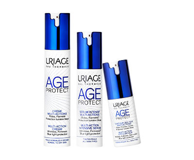 Age Protect : Uriage anti-aging range for all skin types.