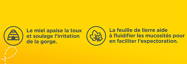 Solutions pour la toux et l'immunité adaptés aux groupes d'âge