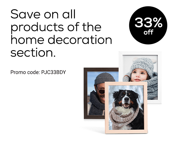 Rabais sur les décorations photo