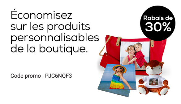 Rabais sur les produits de la boutique