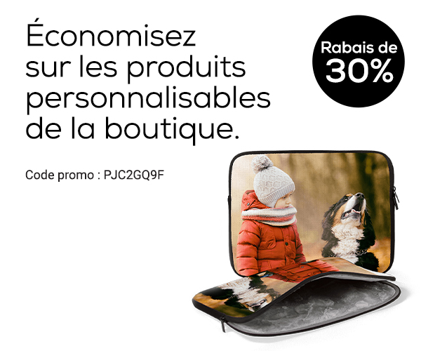 Rabais sur les produits de la boutique