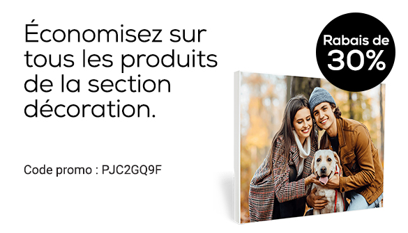 Rabais sur les décorations photo