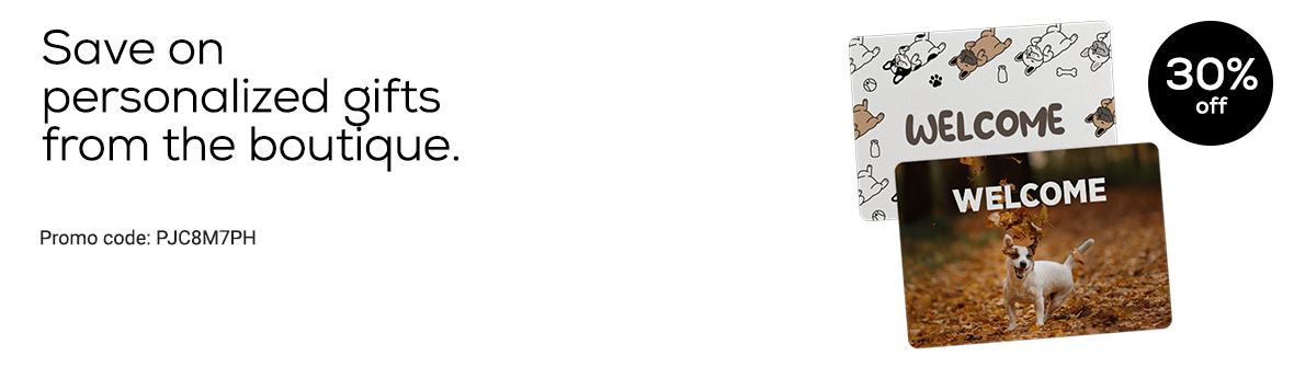 Save on all products in the boutique