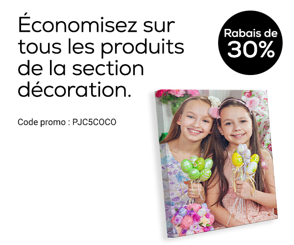 Rabais sur les produits de la boutique