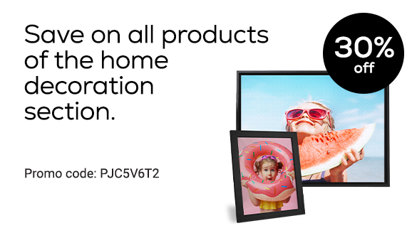 Save on photo decorations