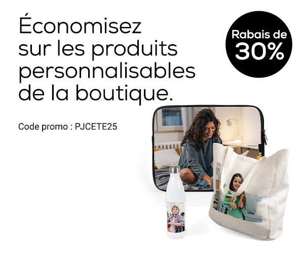 Rabais sur les produits de la boutique