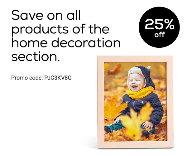 Save on photo decorations
