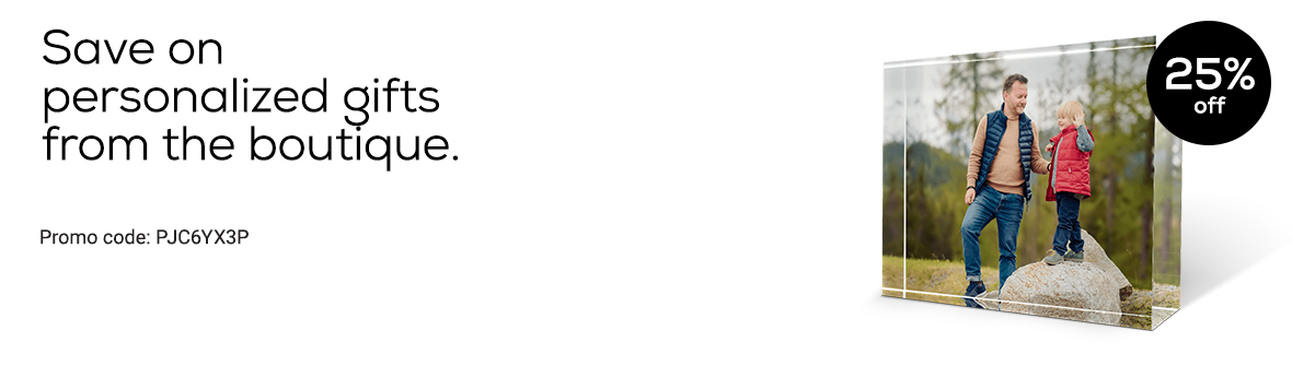 Save on all products in the boutique