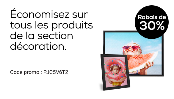 Rabais sur les produits de la boutique
