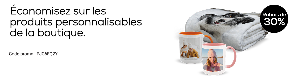 Rabais sur les produits de la boutique