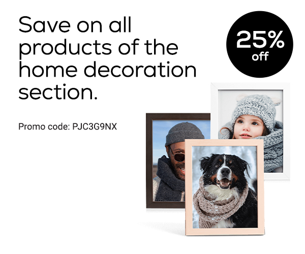Save on photo decorations