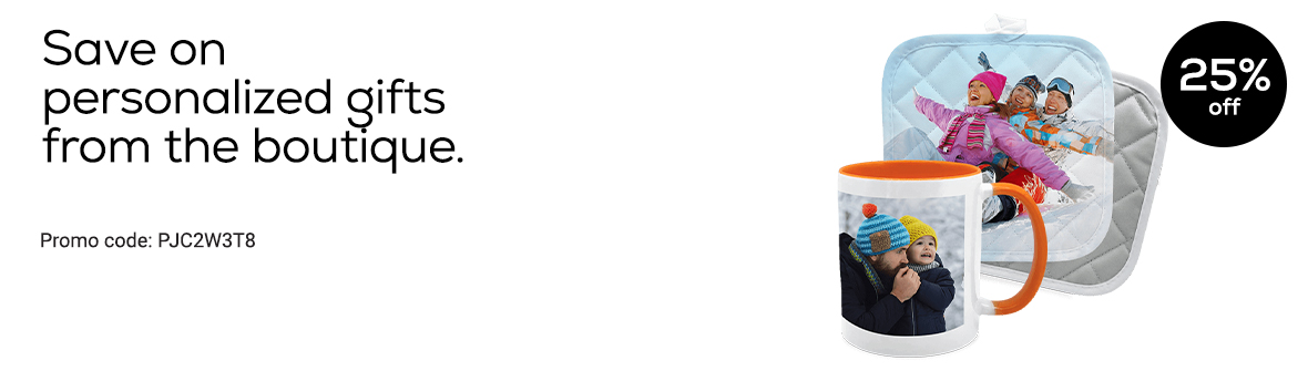 Save on all products in the boutique