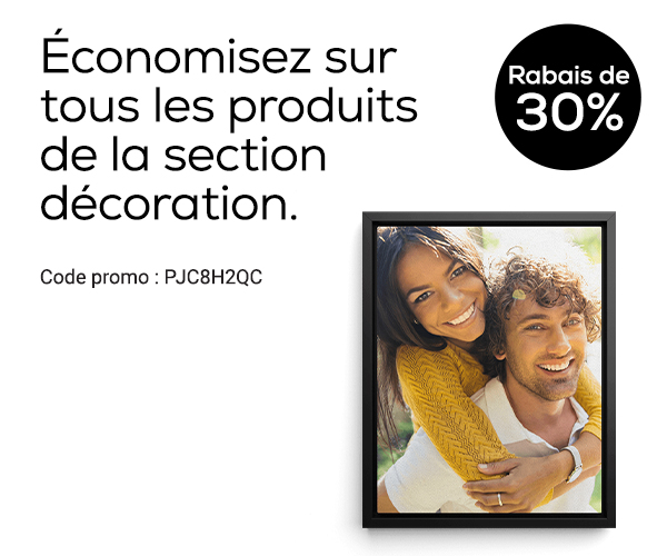 Rabais sur les décorations photo