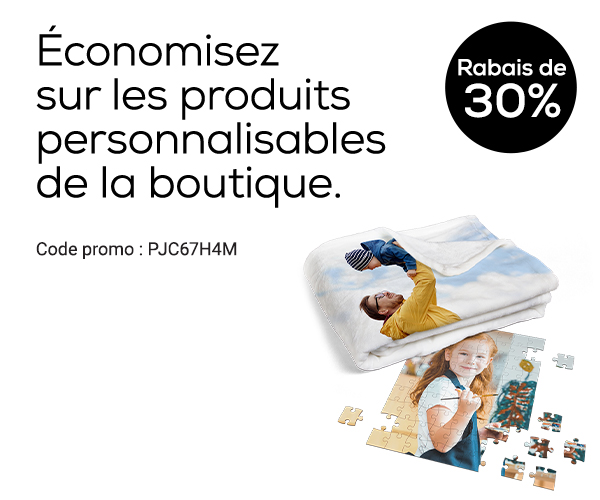 Rabais sur les produits de la boutique