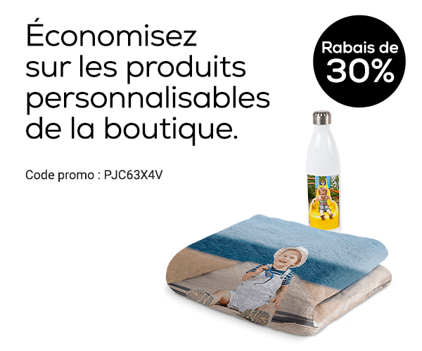 Rabais sur les produits de la boutique