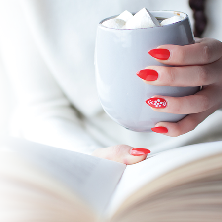 Trendy holiday manicures