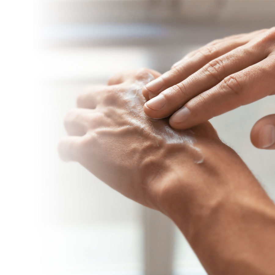 How do you repair dry hands and nails?