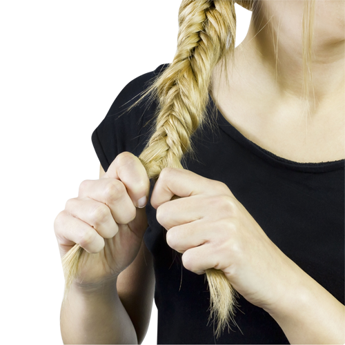 How to make a fishtail braid