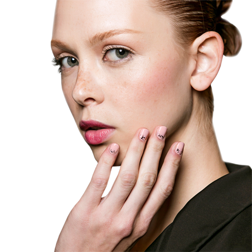 3 nail polishes, 5 manicure ideas