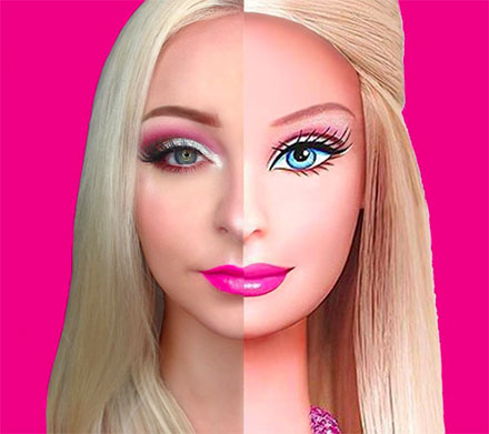 Maquillage Barbie