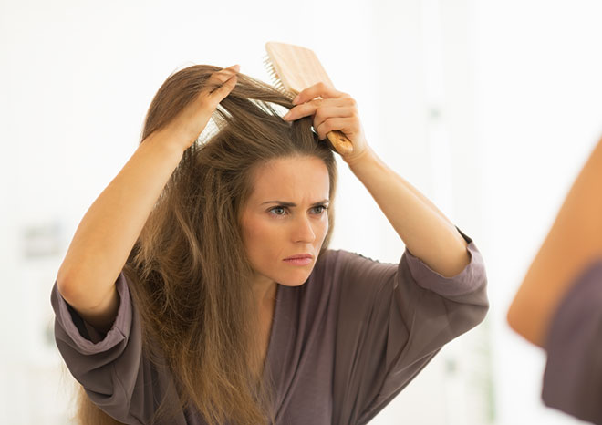 Les cheveux blancs