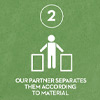 OUR PARTNER SEPERATES THEM ACCORDING TO MATERIAL