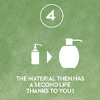 THE MATERIAL THEN HAS A SECOND LIFE THANKS TO YOU! 