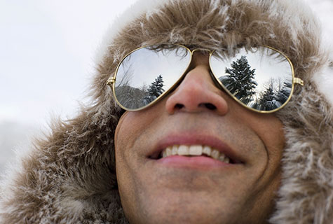Reflection in your glasses