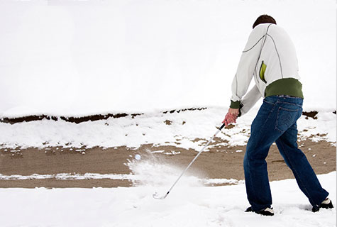 Summer sports in winter