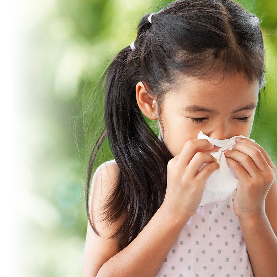 Seasonal allergy relief for children