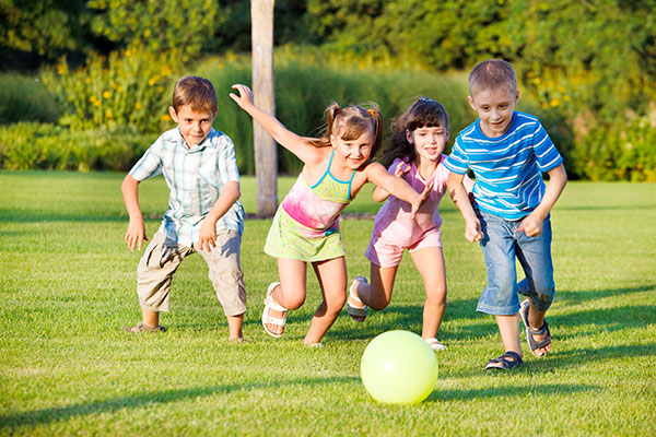 PLAYING OUTSIDE—THERE'S NOTHING BETTER FOR CHILDREN!