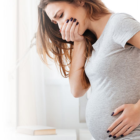 Les nausées et les vomissements chez la femme enceinte