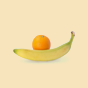 Banane-orange