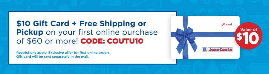 Enjoy a $10 Gift Card with your first online orders of $60 or more
