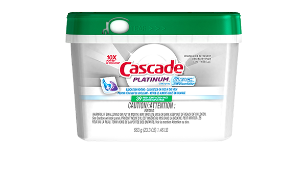 Cascade Platinum Clorox