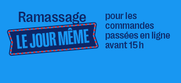 Livraison gratuite à l'achat de 50$