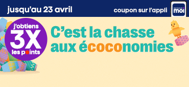 3x les points à l'achat de 10$ et plus de confiserie