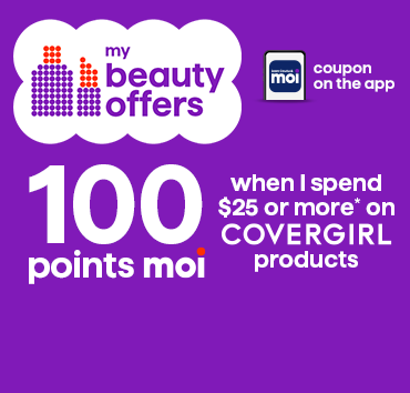 100 pts sur produits CoverGirl