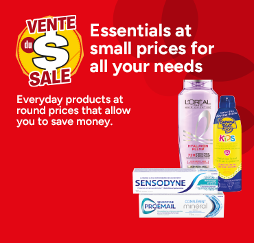 Essentials at small prices for all your needs