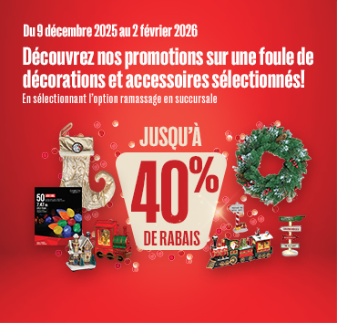 40% sur les décos de Noël/extra divers