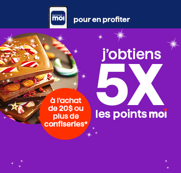 Coupon 500 points à l'achat de 50$ ou plus de presque tout