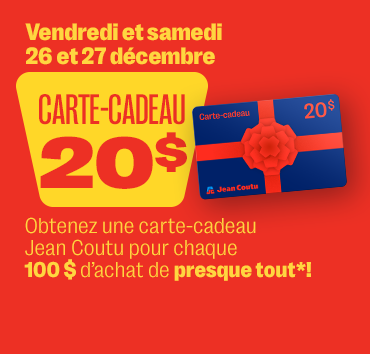 CC 20$ à l'achat de 100$ presque tout mettre les dates