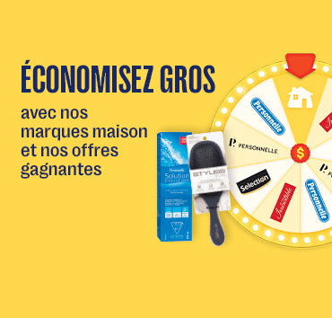 15x les points à l’achat de 15$ de produits Personnelle, Irrésistible ou Selection 